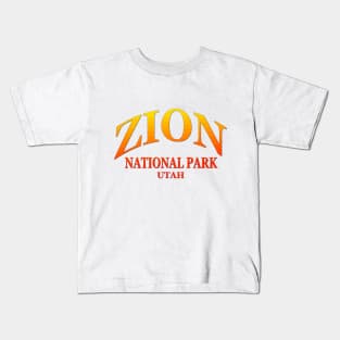 Zion National Park, Utah Kids T-Shirt